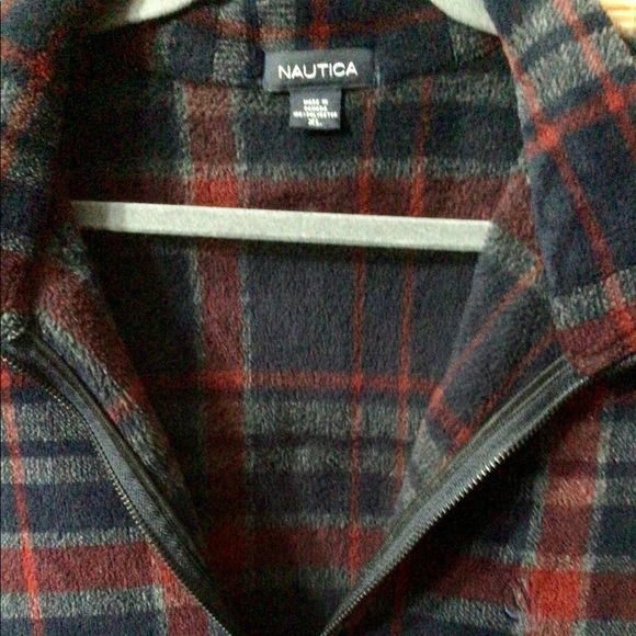 NAUTICA fleece pull over shirt zip neck - Picture 3 of 13